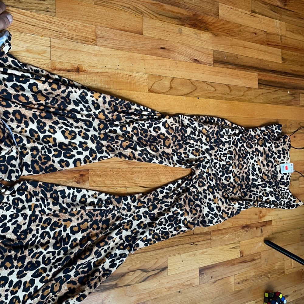 Cheetah print jumper